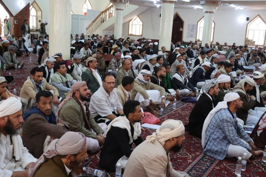 لقاء علمائي في إب تنديدًا ورفضًا للحصار والعدوان وتفويضًا للسيد القائد